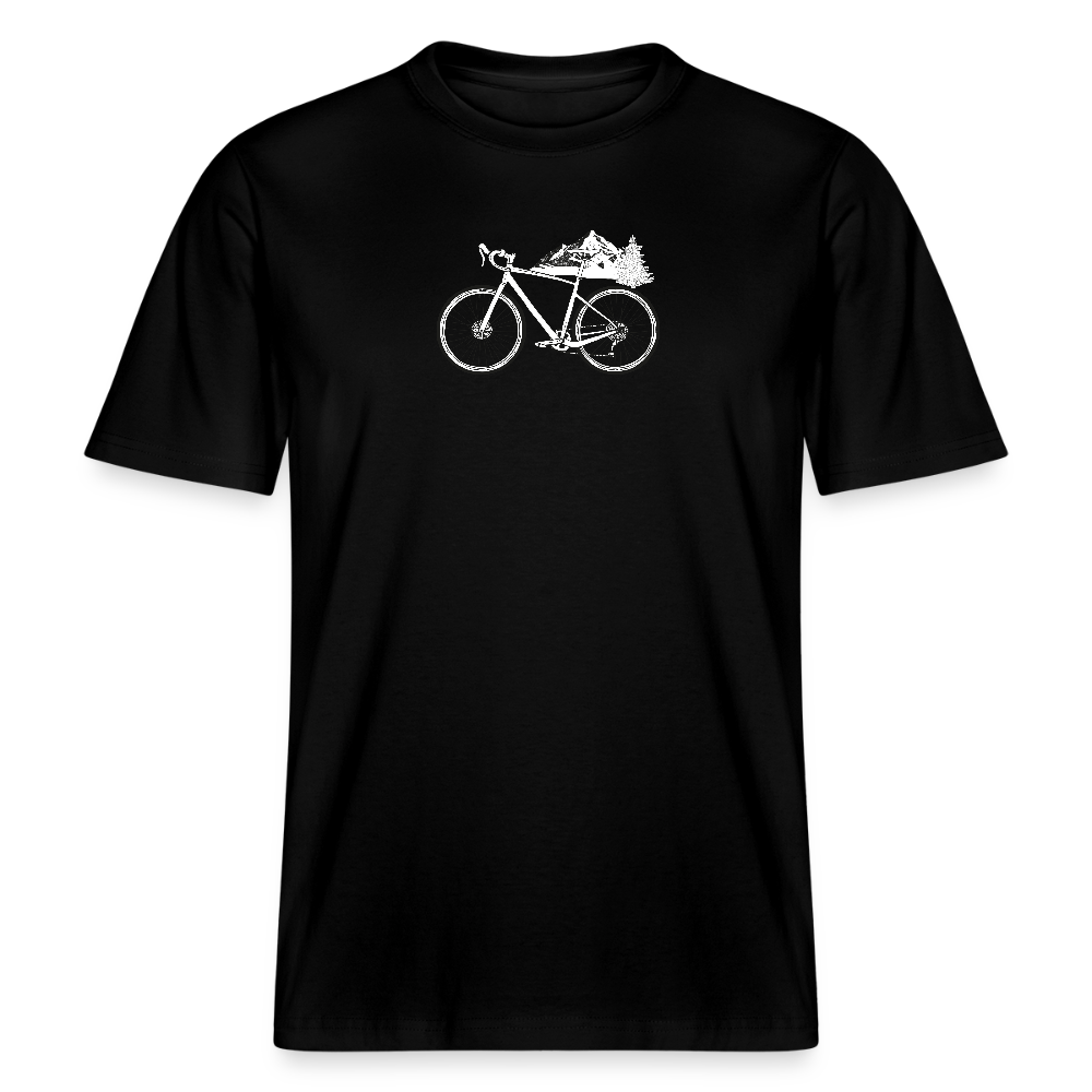 Relaxed Fit Unisex Organic T-Shirt Gravel - black